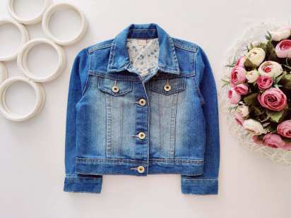 3,4 года, рост 98,104 Детская джинсовка