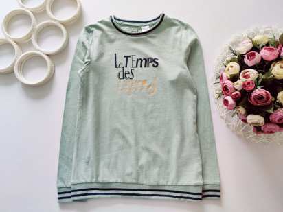 9,10 лет, рост 134,140 Мятная кофточка