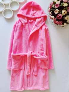 8,9 лет, рост 128,134 Махровый халат
