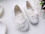 20-21 (13 см) Нарядные белые балетки - зображення 1