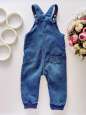 9,12 міс, зріст 80 Утеплений джинсовий комбінезон - зображення 5