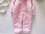 3,6 мес, рост 68 Демисезонный комбинезон для девочки - зображення 3