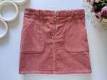 8,9 лет, рост 134 Вельветовая детская юбка - зображення 1