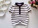 12,18 міс, зріст 80,86 Смугасте дитяче поло - зображення 1
