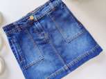 8,9 лет, рост 128,134 Джинсовая детская юбка - зображення 2