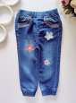 12,18 міс, зріст 86 М'які джинси на гумці - зображення 1