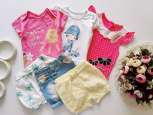 3,6 міс Шорти та футболки для дівчинки - зображення 1