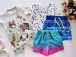 9,12 міс, зріст 74,80 Нові шорти, боді, футболка хлопчику - зображення 1