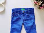 4,5 лет, рост 110 Голубые стрейчевые джинсы - зображення 2