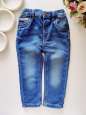 12,18 міс, зріст 80,86 М'які джинси на резинці - зображення 1