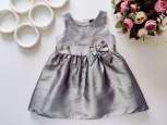 12,18 міс, зріст 81,86 Сріблясте плаття - зображення 1