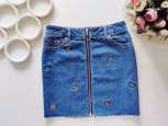 12,13 лет, рост 152,158 Джинсовая юбка на молнии - зображення 1