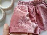 12,18 міс, зріст 86 Оксамитові дитячі шори - зображення 2