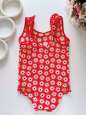 3,4 роки, зріст 98,104 Червоний купальник у ромашках - зображення 3