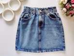 10,11 років, зріст 140,146 Дитяча спідниця джинсова на гумці - зображення 1