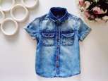 2,3 роки, зріст 98 Джинсова сорочка - зображення 1