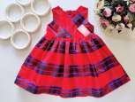 12,18 міс, зріст 80,86 Нова червона сукня в клітку - зображення 1