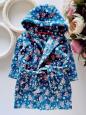 2,3 года, рост 98 Теплый халат в цветах - зображення 1