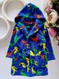 2,3 года, рост 92,98 Теплый халат в динозаврах - зображення 1