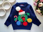 12,18 міс, зріст 86 Новорічний светр з мигалкою - зображення 1