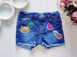2,3 роки, зріст 98 Стретчеві джинсові шорти - зображення 1