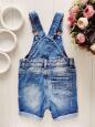 1,5,2 роки, зріст 92 Крутий джинсовий комбінезон з шортами - зображення 4