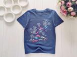 4,5 лет, рост 110 Футболка с пальмами - зображення 1