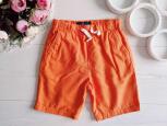 3,4 роки, зріст 104 Помаранчеві шорти льон+ котон - зображення 1