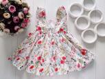 12,18 міс, зріст 86 Бавовняний сарафан у маках - зображення 5