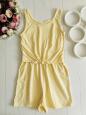 8 років, зріст 128 Жовтий ромпер літній - зображення 1