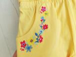 6,7 років, зріст 122 Жовтий ромпер на літо - зображення 2