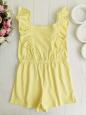 6,7 років, зріст 122 Жовтий ромпер на літо - зображення 1