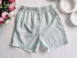 2,3 роки, зріст 92,98 Легкі м'ятні шорти в смужку - зображення 1