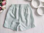 2,3 роки, зріст 92,98 Легкі м'ятні шорти в смужку - зображення 4