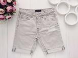 5,6 років, зріст 116 Модні світло-сірі джинсові шорти для хлопчика - зображення 1