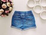 12,18 міс, зріст 86 Шорти на гумці джинс стретч - зображення 3