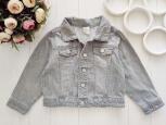 2,3 роки, зріст 98 Сіра джинсівка на кнопках - зображення 1