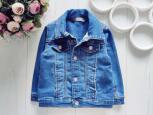 12,18 міс, зріст 86 М'яка джинсівка на кнопках - зображення 1