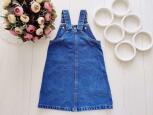 2,3 года, рост 98 Джинсовый сарафан на кнопках - зображення 6