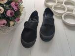 32 (20,5 см) Нові чорні мокасини на липучках - зображення 1