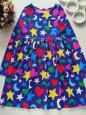 11,12 років, зріст 152 Сукня для дівчинки в зірках котон - зображення 1