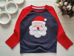 3,4 года, рост 98,104 Новогодний реглан санта - зображення 1