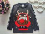 5,6 років, зріст 116,122 Новорічний светр з оленем для хлопчика блимає - зображення 1