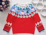 2,3 роки, зріст 98 Новорічний дитячий светр санта - зображення 1
