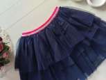 8,9 років, зріст 128,134 Темно синя дитяча спідниця фатин - зображення 2