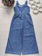 6 років, зріст 116 Легкий джинсовий комбінезон ромпер - зображення 4