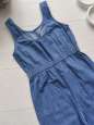 6 років, зріст 116 Легкий джинсовий комбінезон ромпер - зображення 5