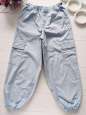 8,9 років, зріст 128,134 Широкі блакитні штани на гумці - зображення 1