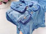4,5 років зріст 104,110 Джинсівка для дівчинки на кнопках - зображення 2