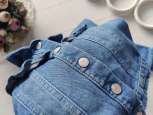 2,3 роки, зріст 92,98 Джинсівка для дівчинки на кнопках - зображення 2